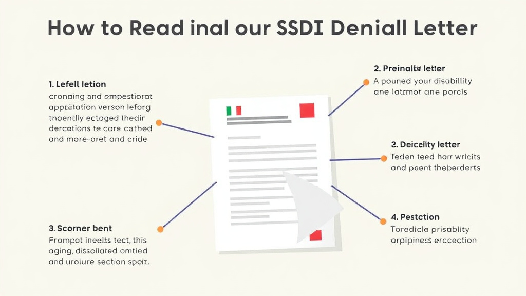 Practical workflow diagram for read Your SSDI Denial Letter: What Each Section Means