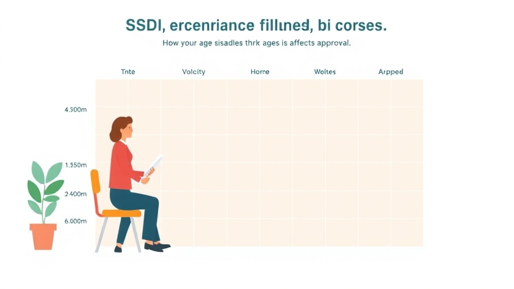 Visual overview of SSDI Grid Rules: How Your Age Affects Approval with key concepts highlighted