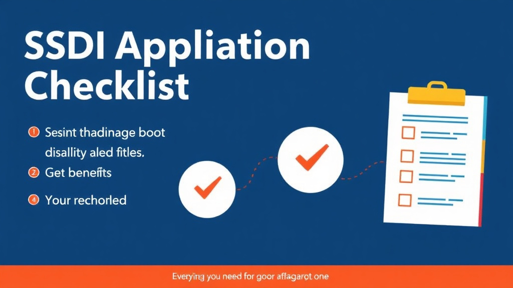Hands-on guide visualization for SSDI Application Checklist: Everything You Need Before You File