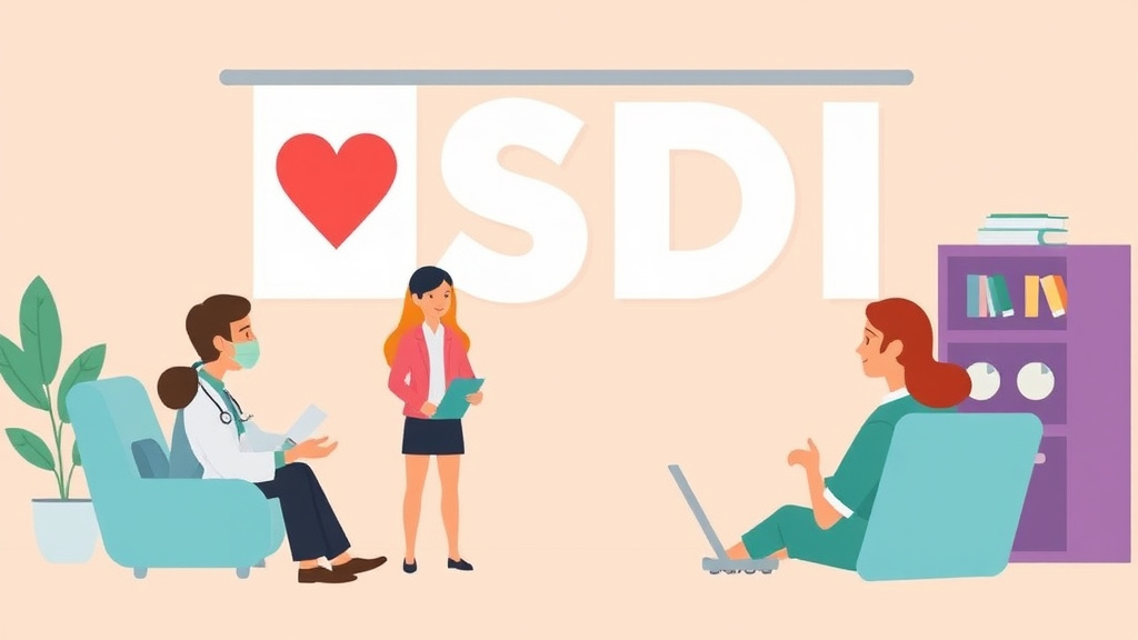 Educational graphic covering the essentials of SSDI Cardiovascular Listings: Complete Category 4 Guide