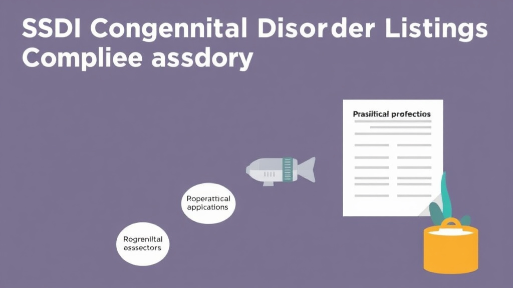 Practical workflow diagram for SSDI Congenital Disorder Listings: Complete Category 10 Guide