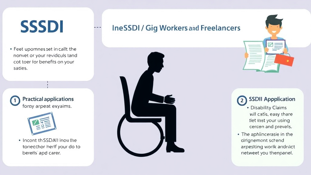 Practical checklist visual for SSDI for Gig Workers and Freelancers