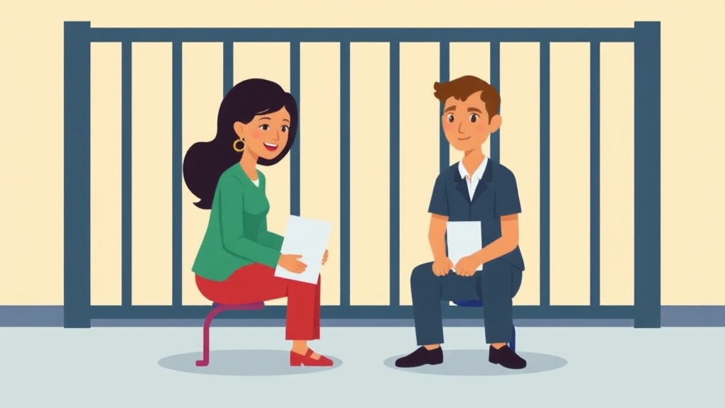 A professional illustration depicting SSDI for Incarcerated Individuals: What Happens to Benefits in Prison