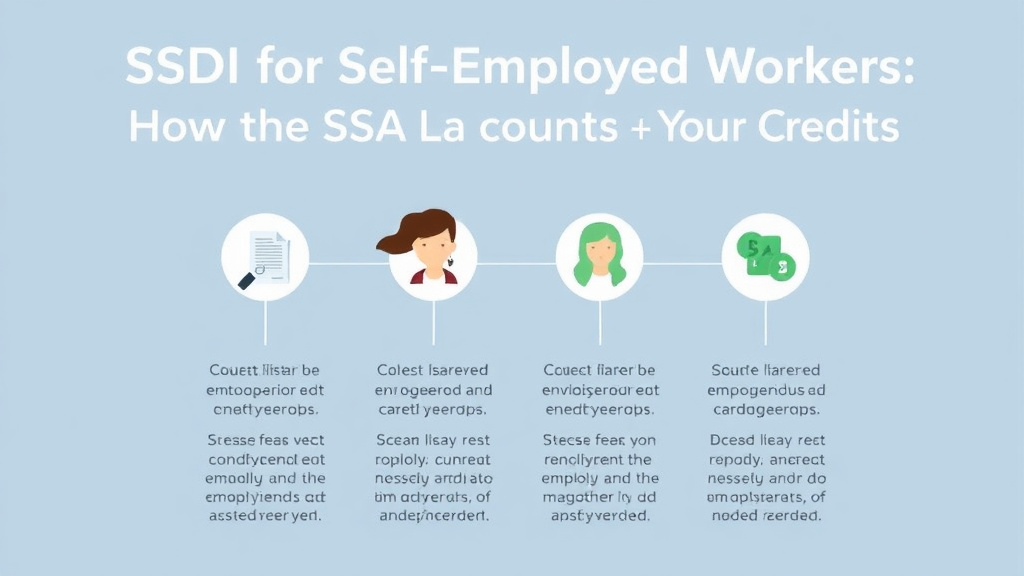 Practical workflow diagram for SSDI for Self-Employed Workers: How the SSA Counts Your Credits