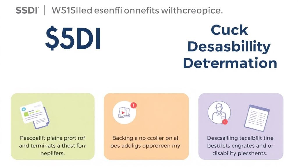Practical workflow diagram for SSDI for Terminal Illness: TERI and Quick Disability Determination