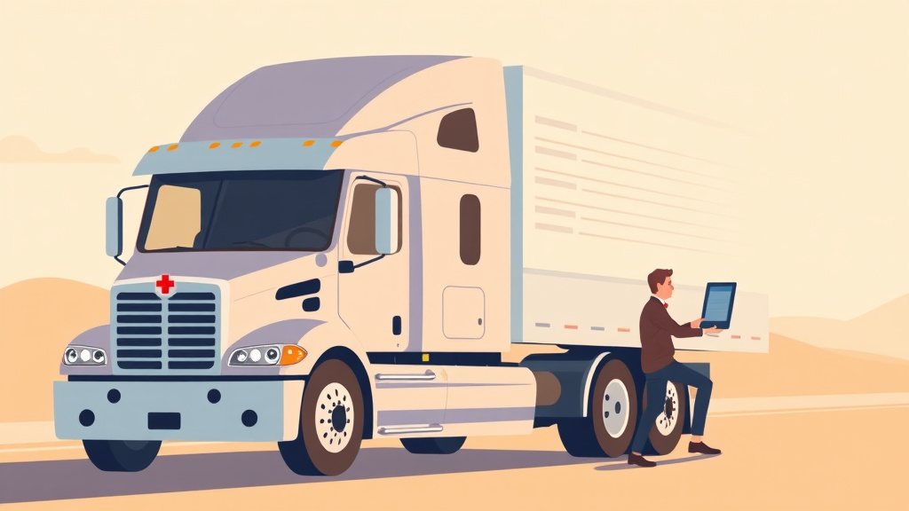 An informative visual explaining SSDI for Truck Drivers: DOT Medical and Disability Claims for beginners and professionals