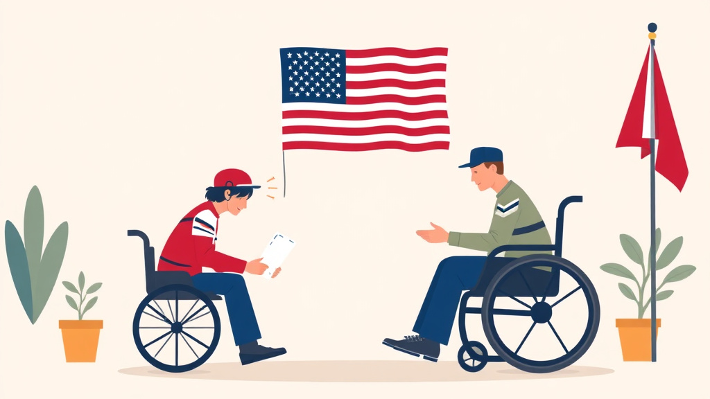 Clear illustration of SSDI for Veterans: How VA Disability and Social Security Work Together with supporting details