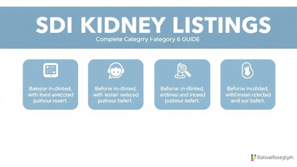Real-world application diagram for SSDI Kidney Listings: Complete Category 6 Guide