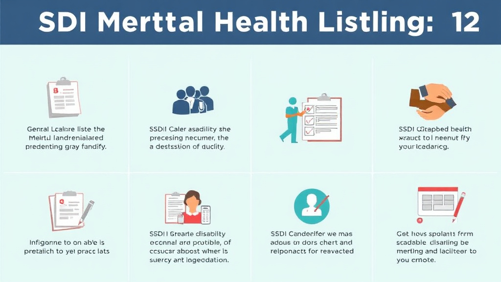 Hands-on guide visualization for SSDI Mental Health Listings: Complete Category 12 Guide