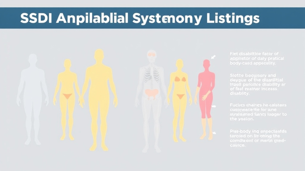 Process flow illustration for putting SSDI Multiple Body Systems Listings: Category 10 Guide into action