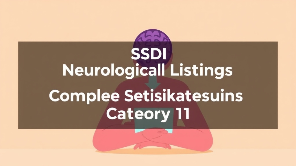 Detailed visual representation of SSDI Neurological Listings: Complete Category 11 Guide