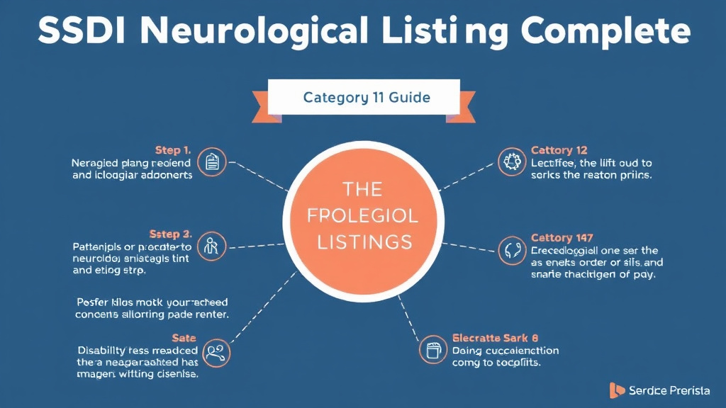 Action-oriented illustration showing how to apply SSDI Neurological Listings: Complete Category 11 Guide