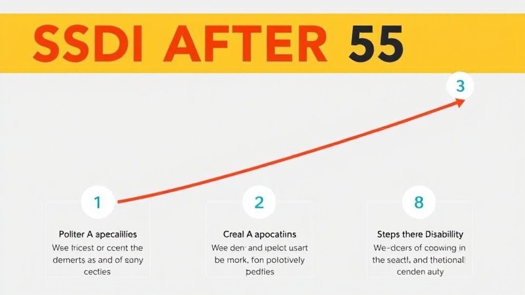 Process flow illustration for putting SSDI After 55: The Age Factor That Changes Everything into action
