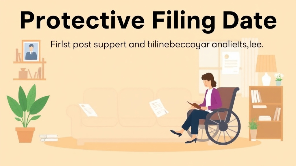 Clear illustration of protective Filing Date: How to Preserve Your Earliest Benefit Date with supporting details