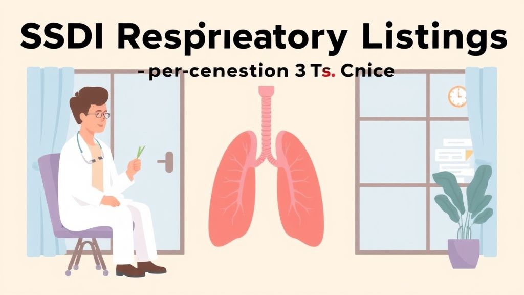 Clear illustration of SSDI Respiratory Listings: Complete Category 3 Guide with supporting details