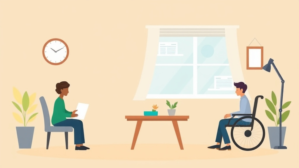 A professional illustration depicting SSDI vs Long-Term Disability Insurance: How They Interact