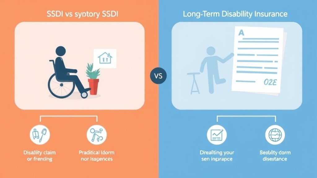 Practical workflow diagram for SSDI vs Long-Term Disability Insurance: How They Interact