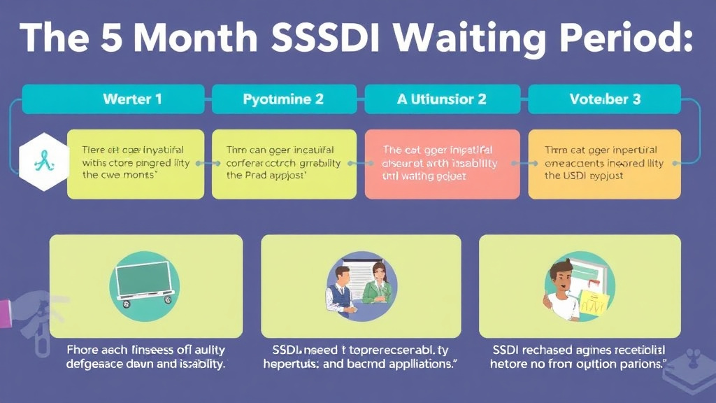 Hands-on guide visualization for 5-Month SSDI Waiting Period Explained