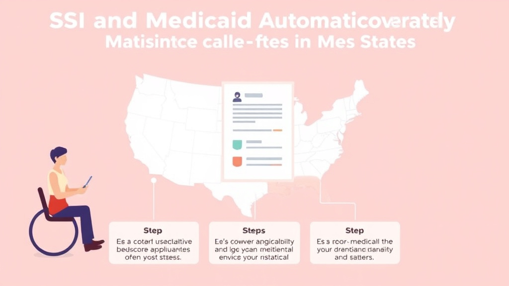 Step-by-step visual guide for implementing SSI and Medicaid: Automatic Coverage in Most States