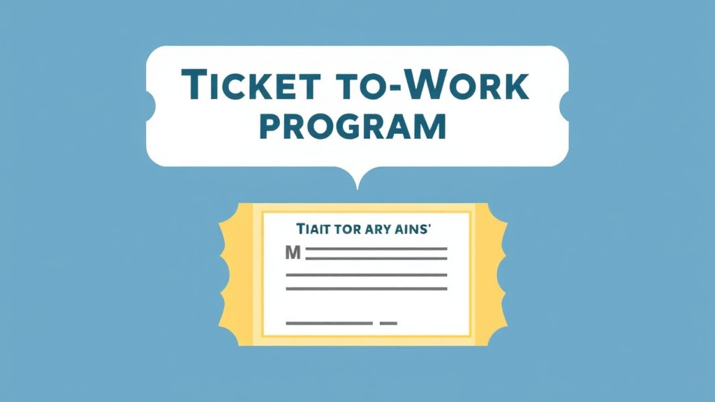 Process flow illustration for putting ticket to Work Program Explained: Working While on SSDI into action