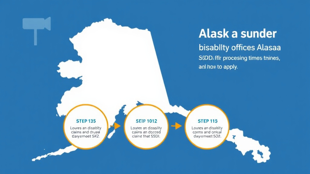 Step-by-step visual guide for implementing SSDI in Alaska: Offices, Processing Times, and How to Apply