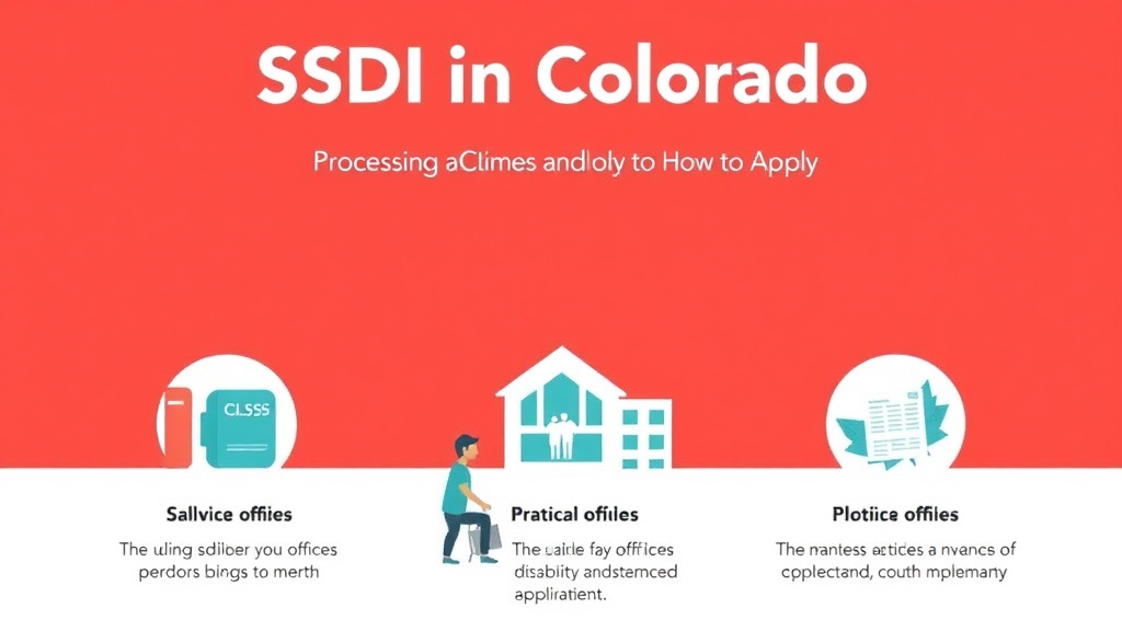 Implementation roadmap for SSDI in Colorado: Offices, Processing Times, and How to Apply with actionable steps