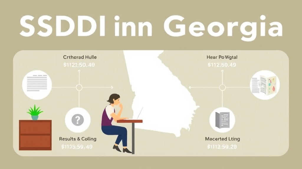 Real-world application diagram for SSDI in Georgia: Offices, Processing Times, and How to Apply