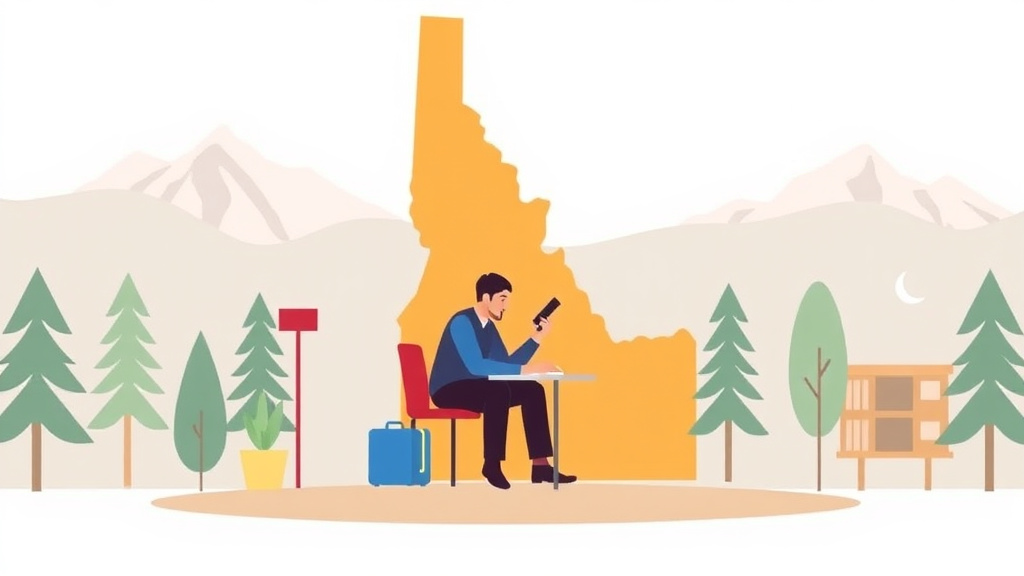 Illustration breaking down the fundamentals of SSDI in Idaho: Offices, Processing Times, and How to Apply