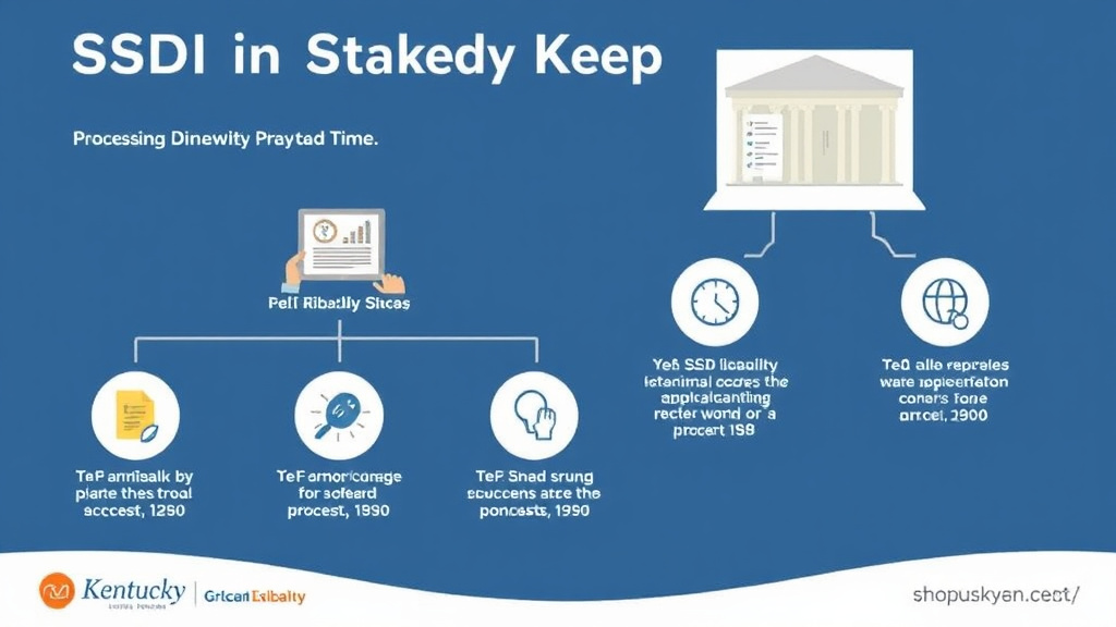 Practical workflow diagram for SSDI in Kentucky: Offices, Processing Times, and How to Apply