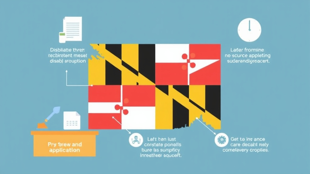 Practical workflow diagram for SSDI in Maryland: Offices, Processing Times, and How to Apply