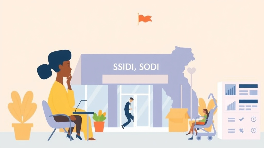 Conceptual diagram showing how SSDI in Massachusetts: Offices, Processing Times, and How to Apply works in practice