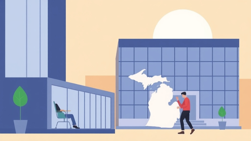 Conceptual diagram showing how SSDI in Michigan: Offices, Processing Times, and How to Apply works in practice