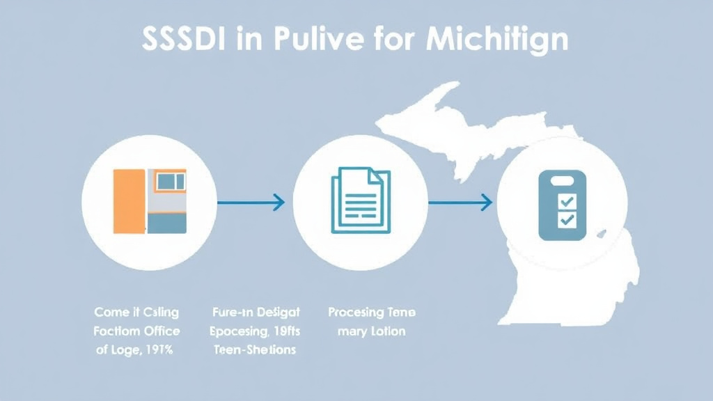 Hands-on guide visualization for SSDI in Michigan: Offices, Processing Times, and How to Apply