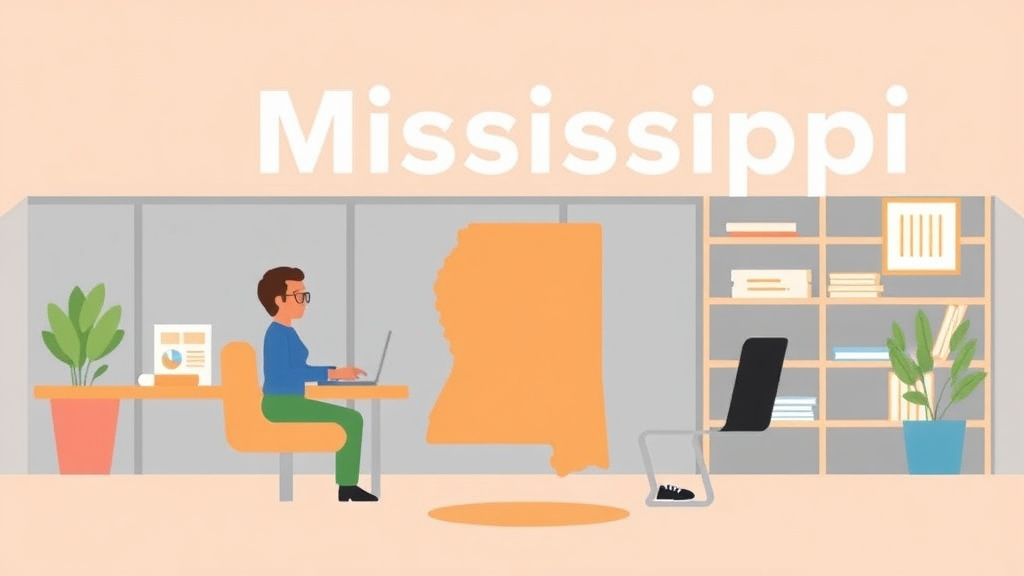 Detailed visual representation of SSDI in Mississippi: Offices, Processing Times, and How to Apply