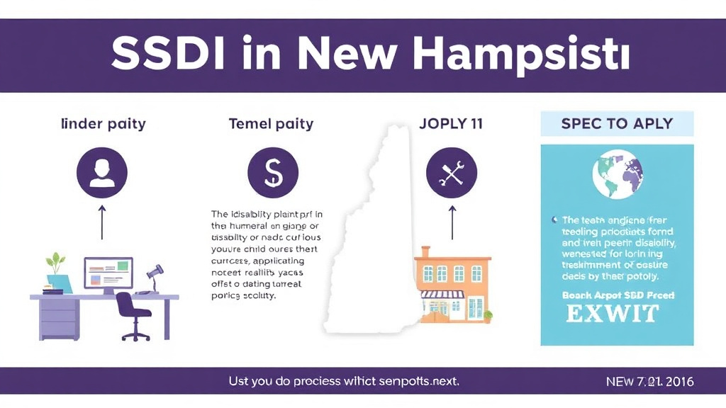 Practical workflow diagram for SSDI in New Hampshire: Offices, Processing Times, and How to Apply