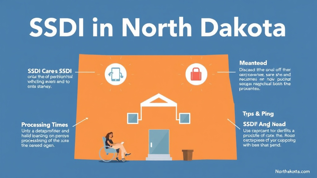 Real-world application diagram for SSDI in North Dakota: Offices, Processing Times, and How to Apply