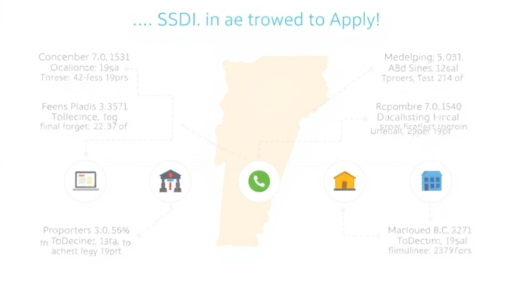 Practical workflow diagram for SSDI in Vermont: Offices, Processing Times, and How to Apply