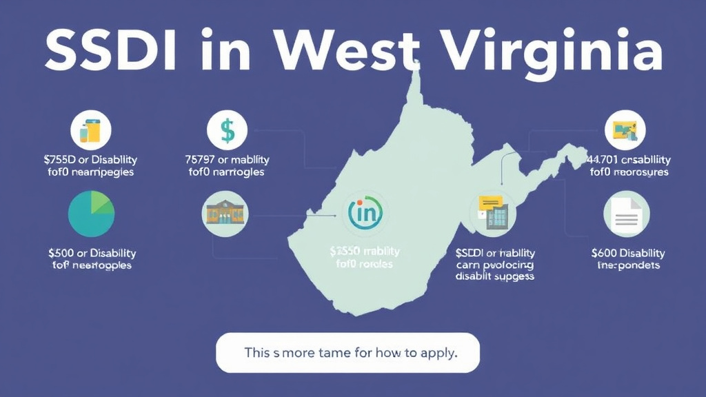 Real-world application diagram for SSDI in West Virginia: Offices, Processing Times, and How to Apply