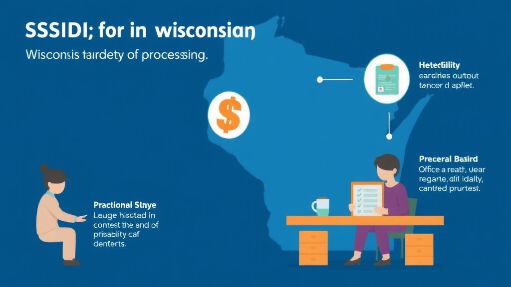 Practical checklist visual for SSDI in Wisconsin: Offices, Processing Times, and How to Apply