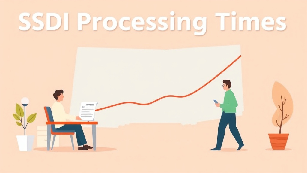 Educational graphic covering the essentials of SSDI Processing Times in Connecticut (2026): How Long to Wait