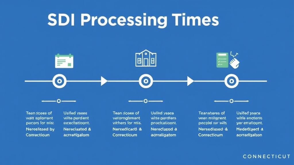 Practical workflow diagram for SSDI Processing Times in Connecticut (2026): How Long to Wait