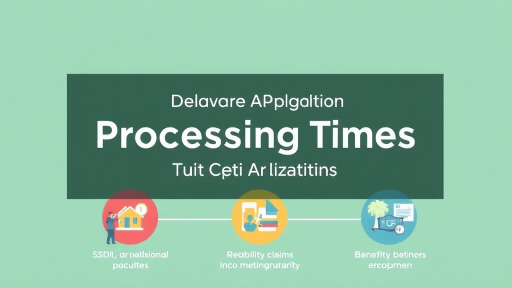Practical workflow diagram for SSDI Processing Times in Delaware (2026): How Long to Wait
