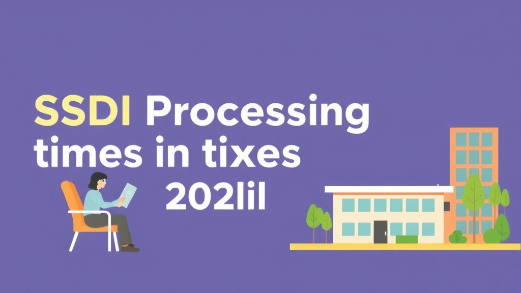 Detailed visual representation of SSDI Processing Times in Florida (2026): How Long to Wait