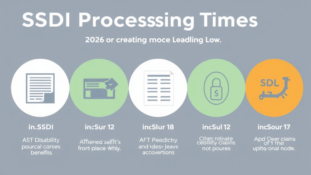 Process flow illustration for putting SSDI Processing Times in Illinois (2026): How Long to Wait into action