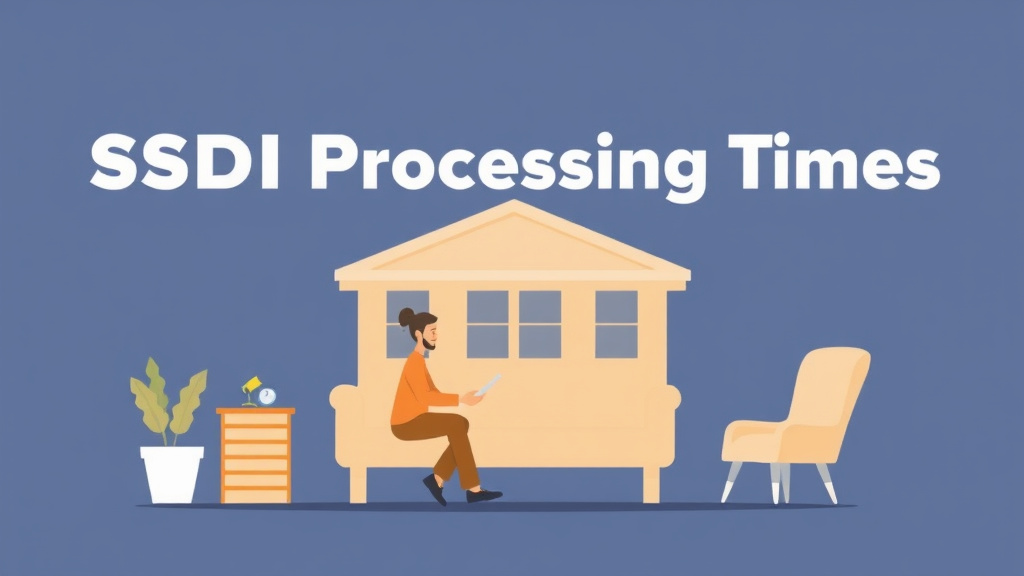 Detailed visual representation of SSDI Processing Times in Indiana (2026): How Long to Wait