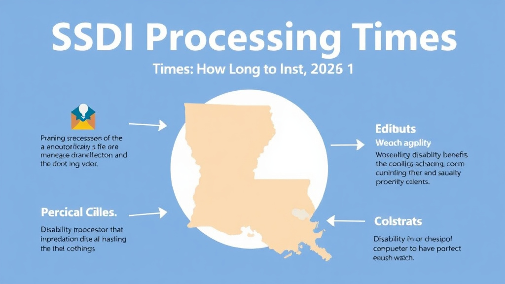 Action-oriented illustration showing how to apply SSDI Processing Times in Louisiana (2026): How Long to Wait