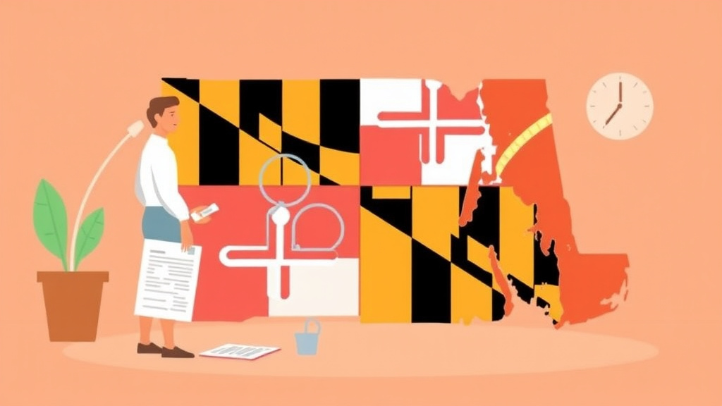 Visual overview of SSDI Processing Times in Maryland (2026): How Long to Wait with key concepts highlighted