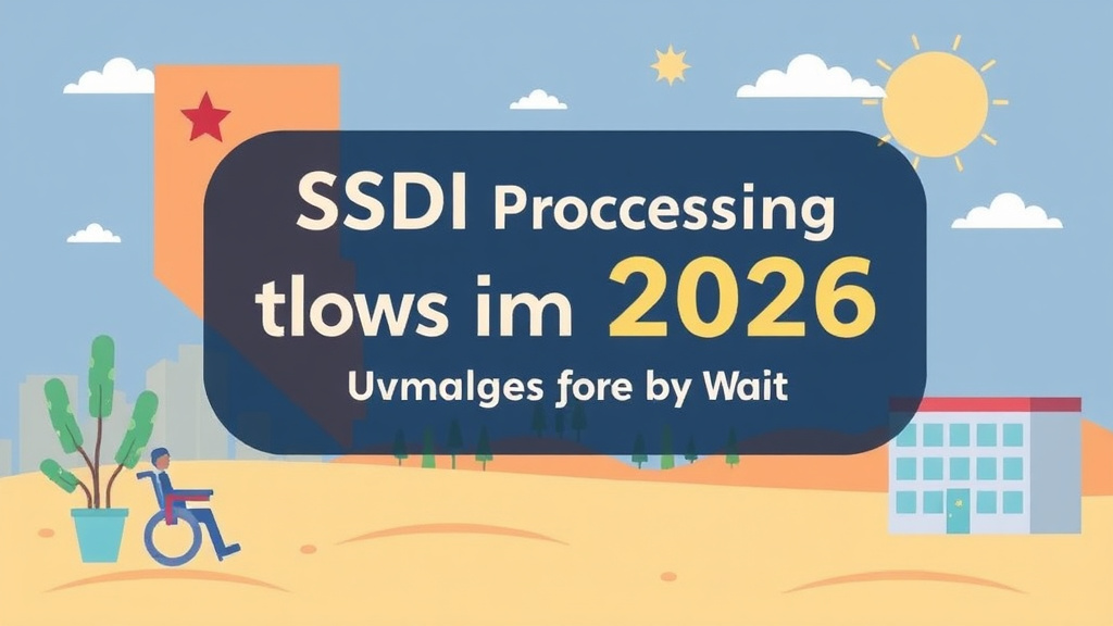 Illustration breaking down the fundamentals of SSDI Processing Times in Nevada (2026): How Long to Wait