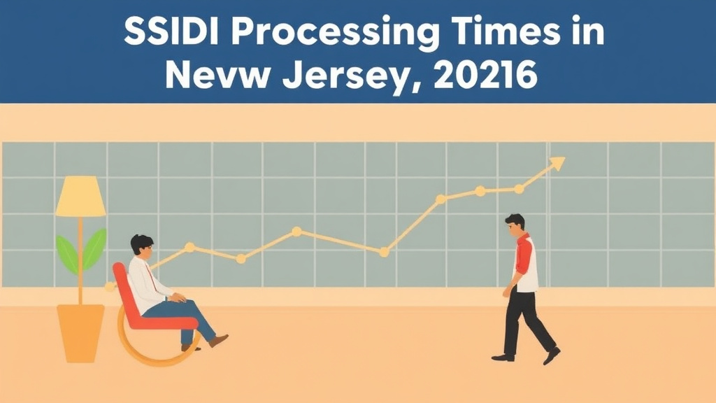 Detailed visual representation of SSDI Processing Times in New Jersey (2026): How Long to Wait