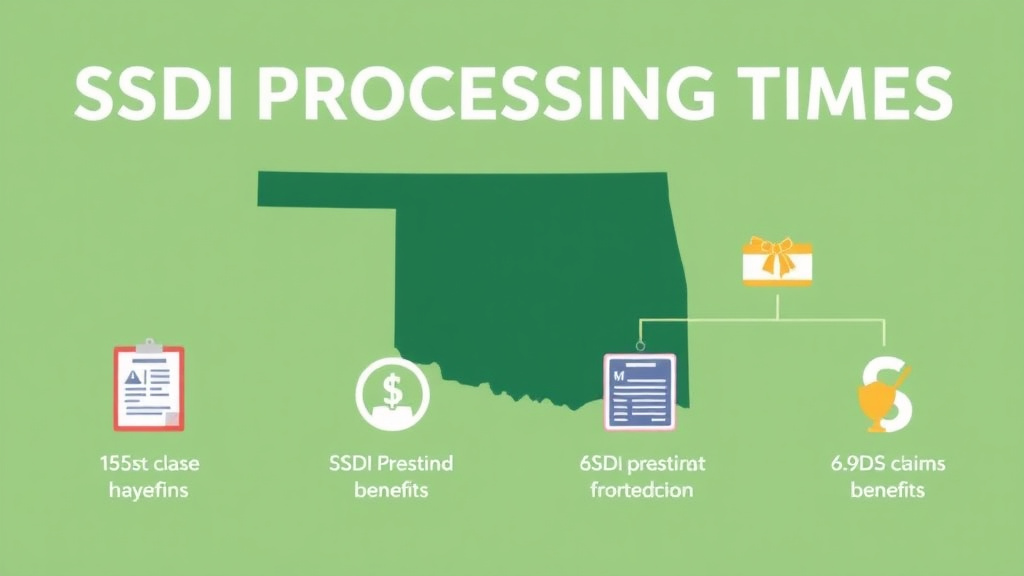 Practical workflow diagram for SSDI Processing Times in Oklahoma (2026): How Long to Wait